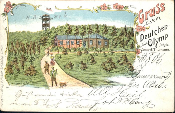 Wingst [handschriftlich] Olymp