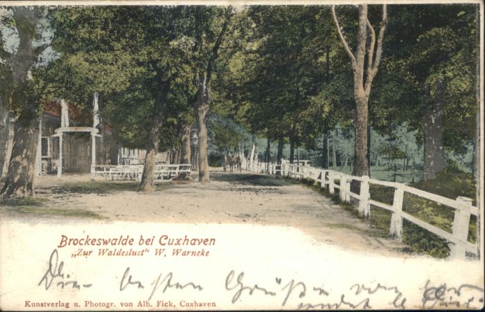 Cuxhaven Nordseebad Cuxhaven Brockeswalde Gasthaus zur Wald