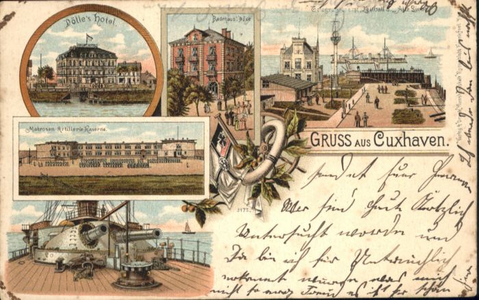 Cuxhaven Nordseebad Cuxhaven Dölles Hotel Matrosen Artiller