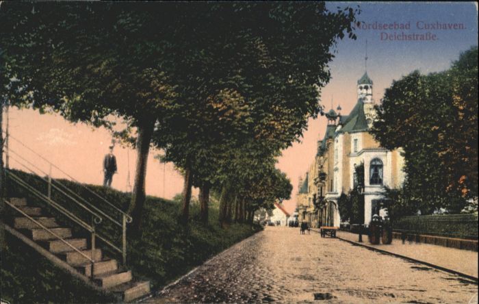 Cuxhaven Nordseebad Cuxhaven Deichstrasse