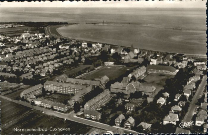 Cuxhaven Nordseebad Cuxhaven Fliegeraufnahme