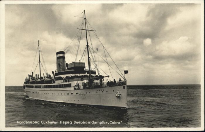 Cuxhaven Nordseebad Cuxhaven Seebäderdampfer Cobra