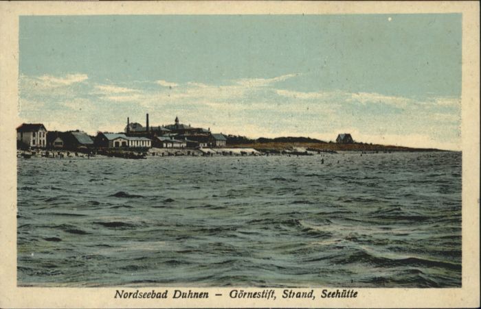Duhnen Nordsee Duhnen Görnestift Strand Seehütte *