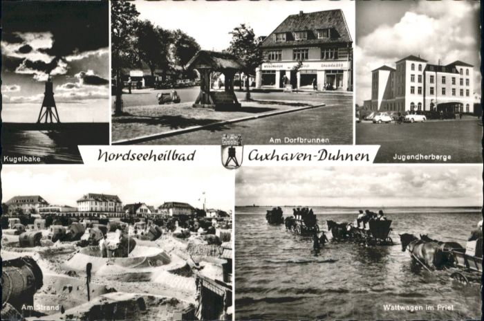 Duhnen Nordsee Duhnen Kugelbaake Dorfbrunnen Jugendher