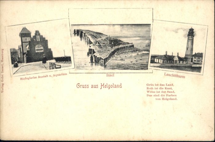 Helgoland Biologische Anstalt Leuchtturm