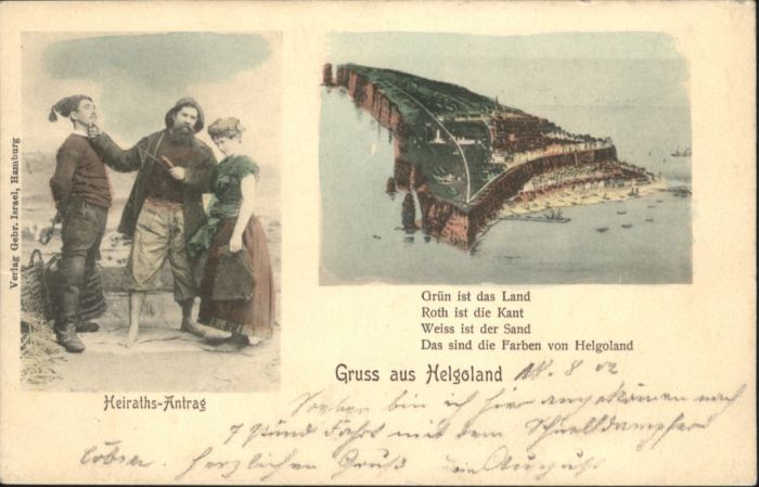 HELGOLAND Insel Schleswig-Holstein Heiratsantrag