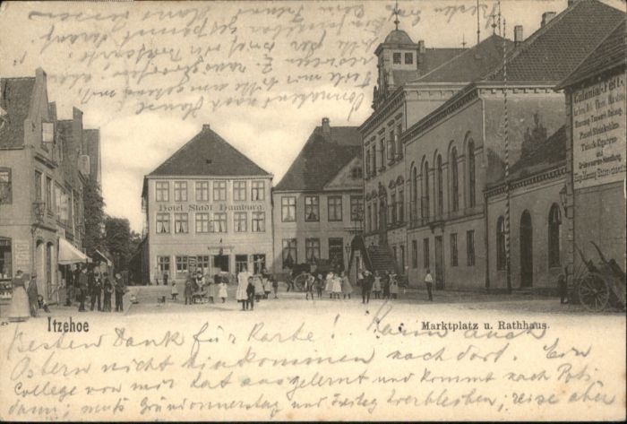 Itzehoe Marktplatz Rathaus