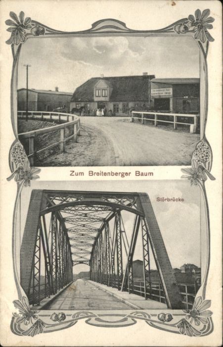 Kellinghusen [Stempelabschlag] Gasthof zum Breitenbe