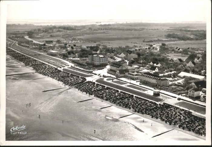 Cuxhaven Nordseebad Cuxhaven Fliegeraufnahme