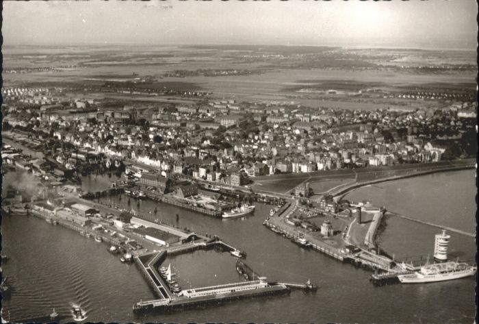 Cuxhaven Nordseebad Cuxhaven Fliegeraufnahme