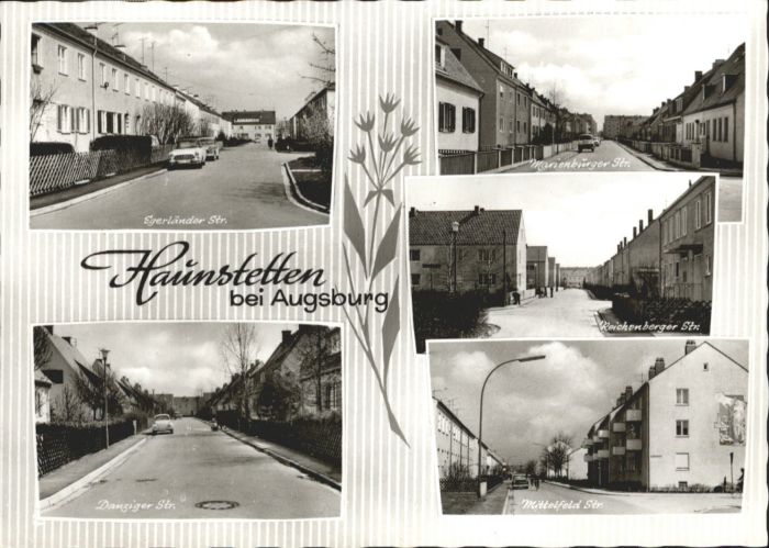 Haunstetten Augsburg Egerländerstrasse Danzingerstrasse