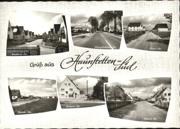 Haunstetten Augsburg Königsbrunnerstrasse Sternstrasse Ölbac