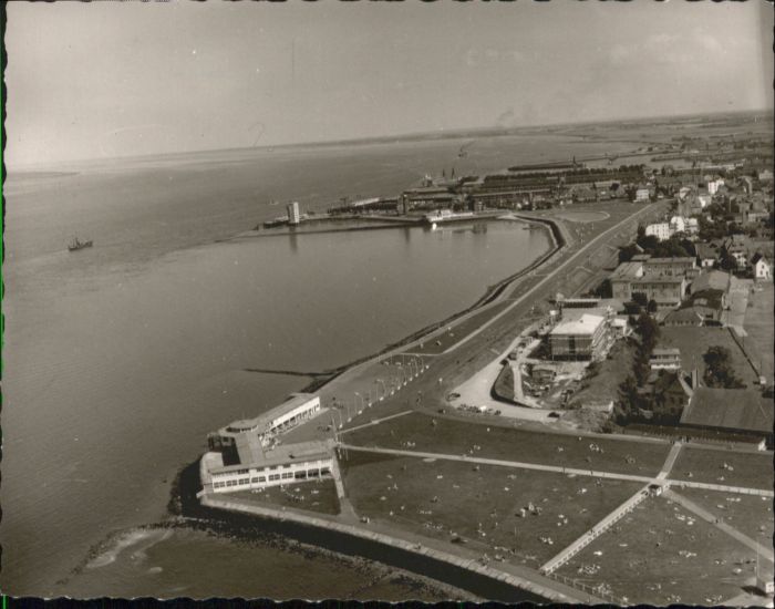 Cuxhaven Nordseebad Cuxhaven Fliegeraufnahme