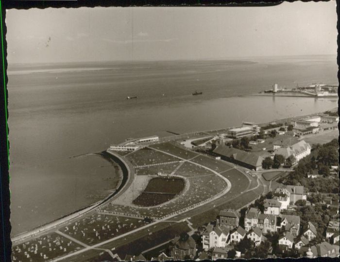 Cuxhaven Nordseebad Cuxhaven Fliegeraufnahme