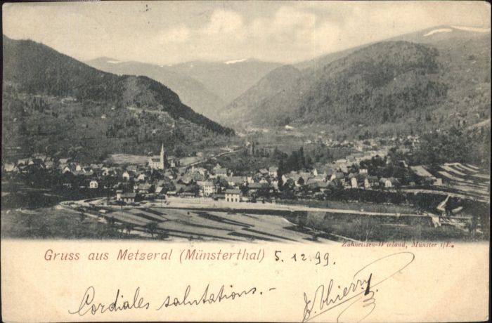 Metzeral Haut Rhin Metzeral Münsterthal