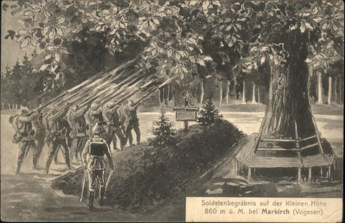 Markirch Soldatenbegräbnis