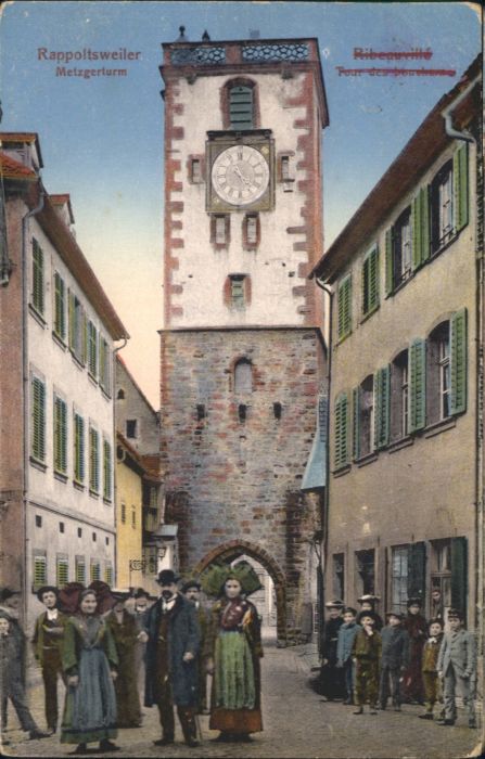 Rappoltsweiler Haut Rhin Elsass Rappoltsweiler Metzgerturm