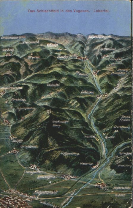 Leberau Fliegeraufnahme Schlachtfeld Lebertal V