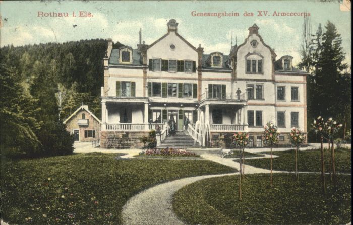 Rothau Bas-Rhin Rothau Genesungsheim Armeecorps