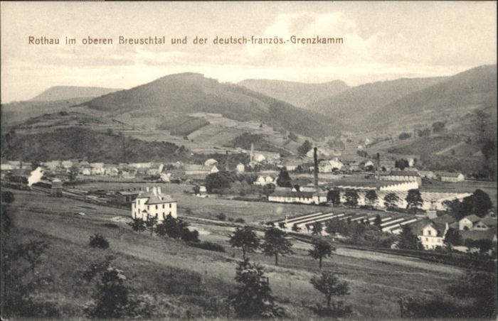 Rothau Bas-Rhin Rothau Breuschtal Deutsch Französischen