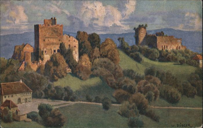 Ottrotter Schloesser ünstler W Bürger x