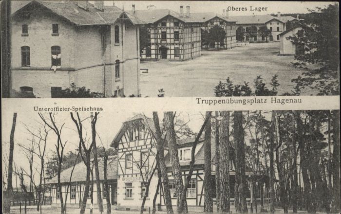 Hagenau Truppenübungsplatz Unteroffizier Speise