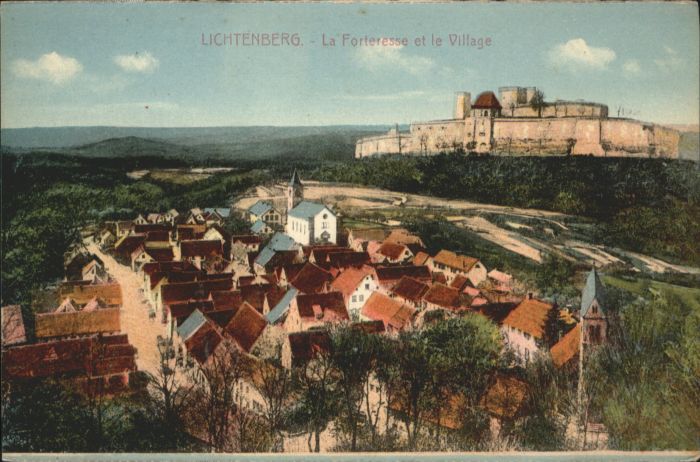 Lichtenberg Erzgebirge Lichtenberg Forteresse Vue Village