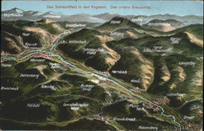 Rothau Bas-Rhin Rothau Fliegeraufnahme Vogesen Breuscht