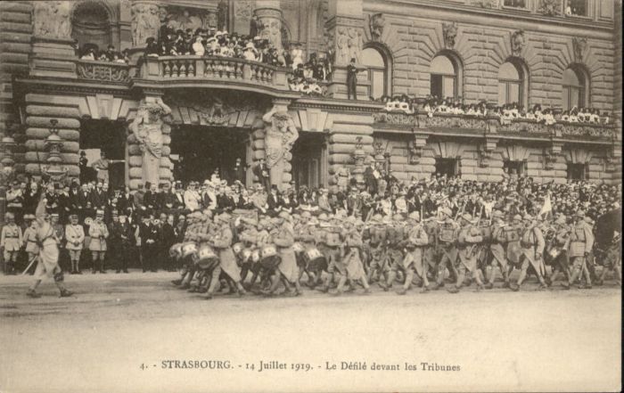 Strasbourg Alsace Strassburg Elsass Defile Tribunes