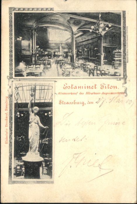 Strasbourg Alsace Strassburg Elsass Estaminet Piton