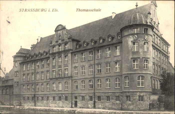 Strasbourg Alsace Strassburg Elsass Rhomasschule