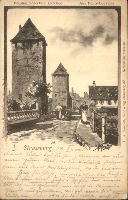 Strasbourg Alsace Strassburg Elsass Künstler A Roerttge