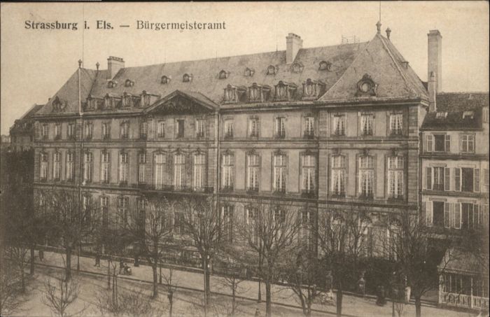 Strasbourg Alsace Strassburg Elsass Bürgermeisteramt