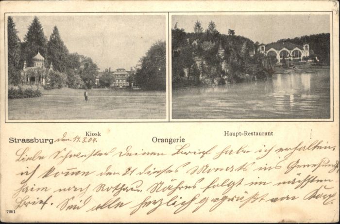 Strasbourg Alsace Strassburg Elsass Orangerie Haupt Resta