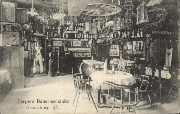 Strasbourg Alsace Strassburg Elsass Sergers Bauernschänke