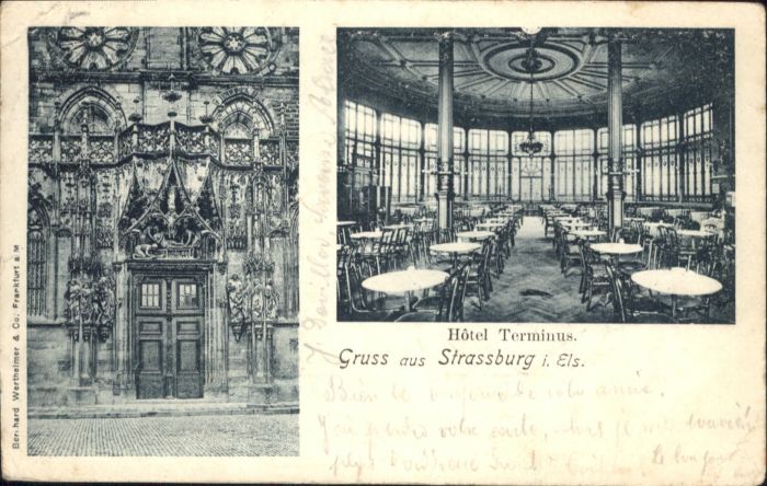 Strasbourg Alsace Strassburg Elsass Hotel Terminus