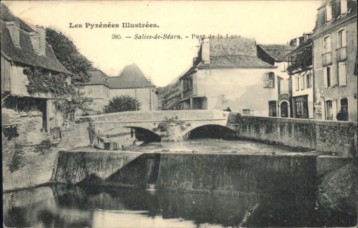 Salies-de-Bearn Pont Lune Brücke