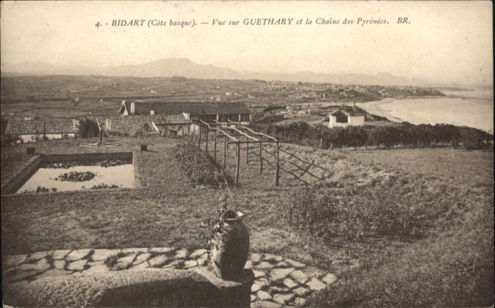 Bidart Vue Guethary Chaine Pyrenees