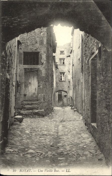 Royat Puy de Dome Royat Vieille Rue