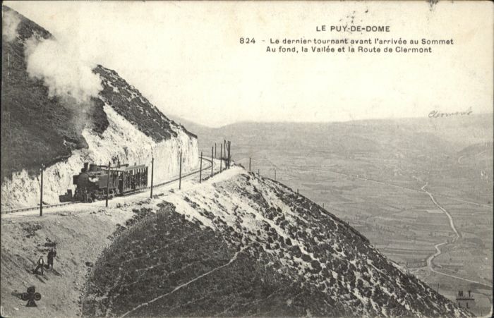 Puy-de-Dome Vallee Route Clermont Zug