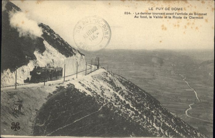 Puy-de-Dome Vallee Route Clermont Zug