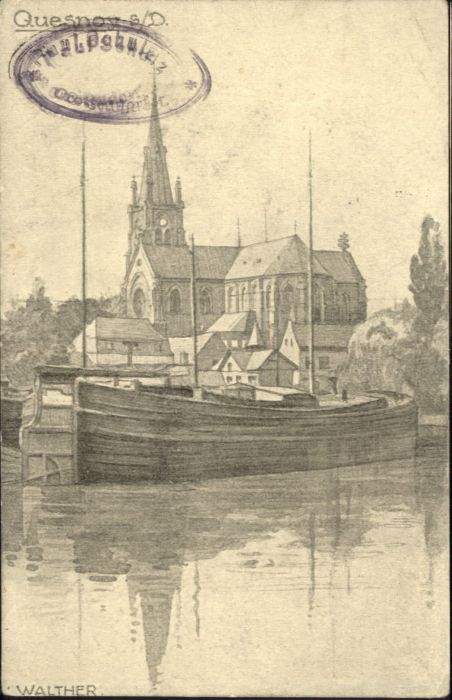 Quesnoy-sur-Deule Schiff Künstler Walther