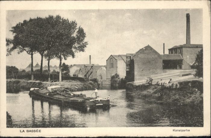 La Bassee Kanal Schiff