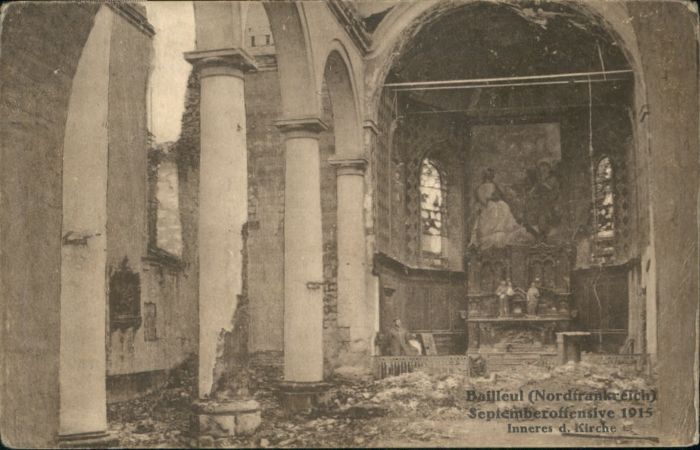 Bailleul Nord Bailleul Septemberoffensive Kirche