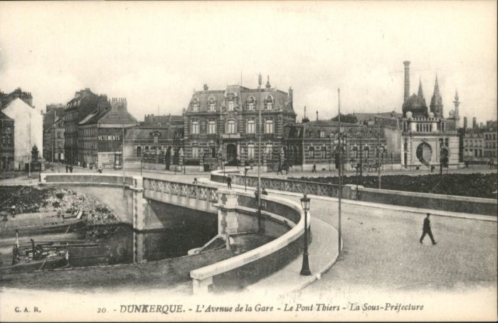 Duenkirchen Dunkerque Dunkerque Avenue Gare Pont Thiers Sous