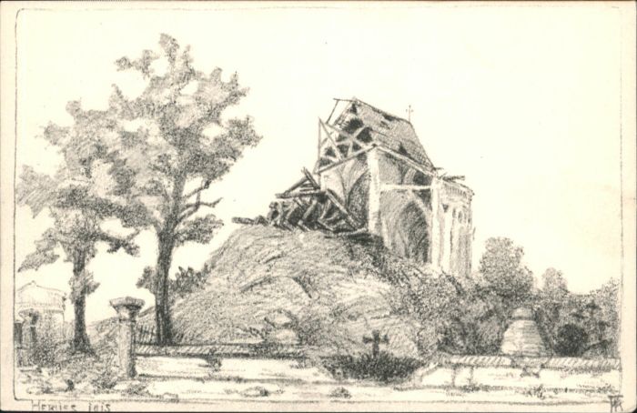 Herlies Künstler Karl Freytag Kirche Sprengung