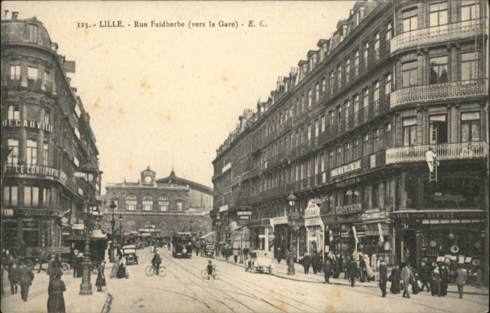 Lille Nord Lille Rue Faidherbe Strassenbahn