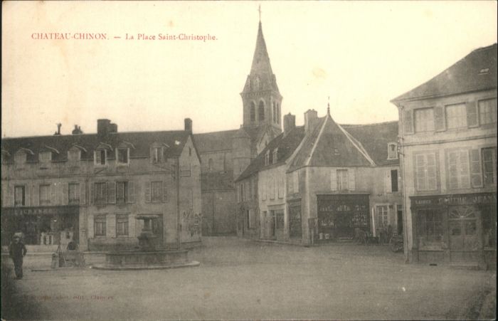 Chateau-Chinon Ville Saint Christophe Brunnen