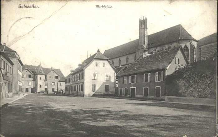 Gebweiler Elsass Marktplatz