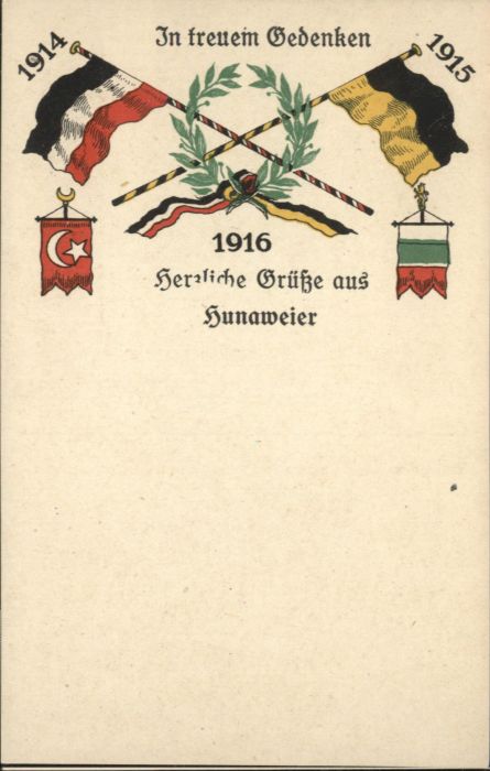 Hunaweier Hunawihr Hunaweier Fahnen